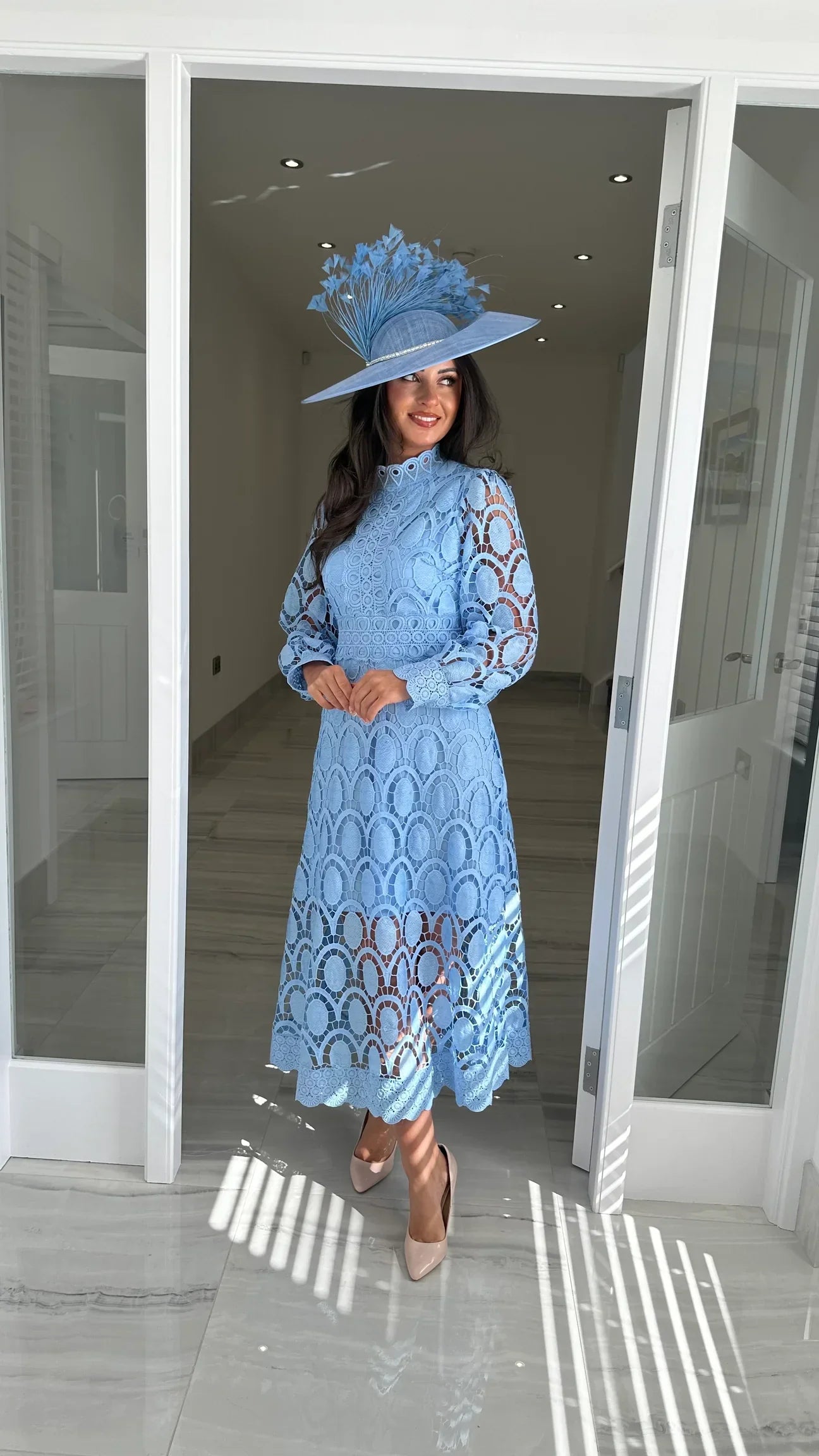 Acia | Long Sleeve Lace Dress
