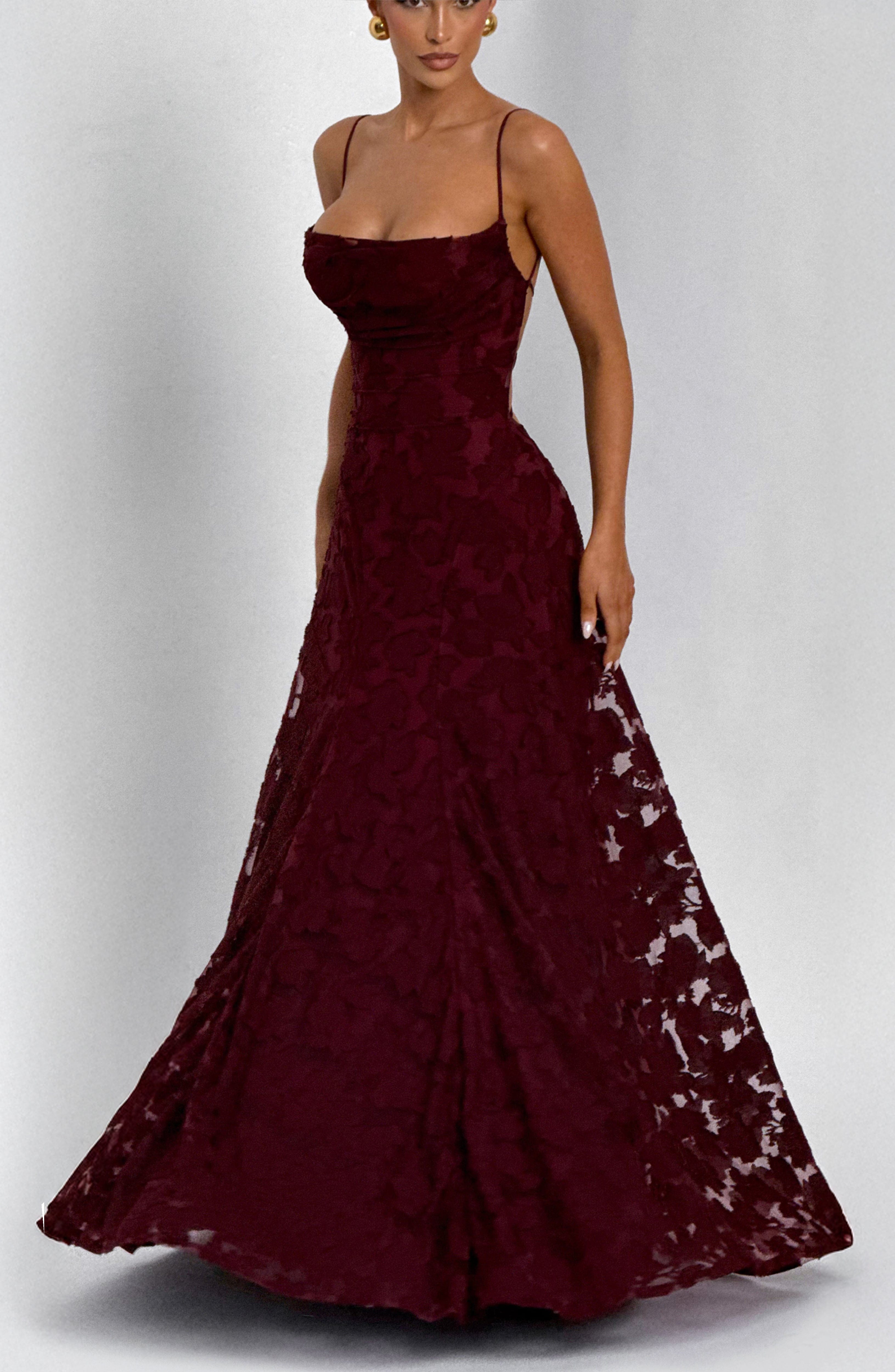 Elise | Lace Maxi Dress
