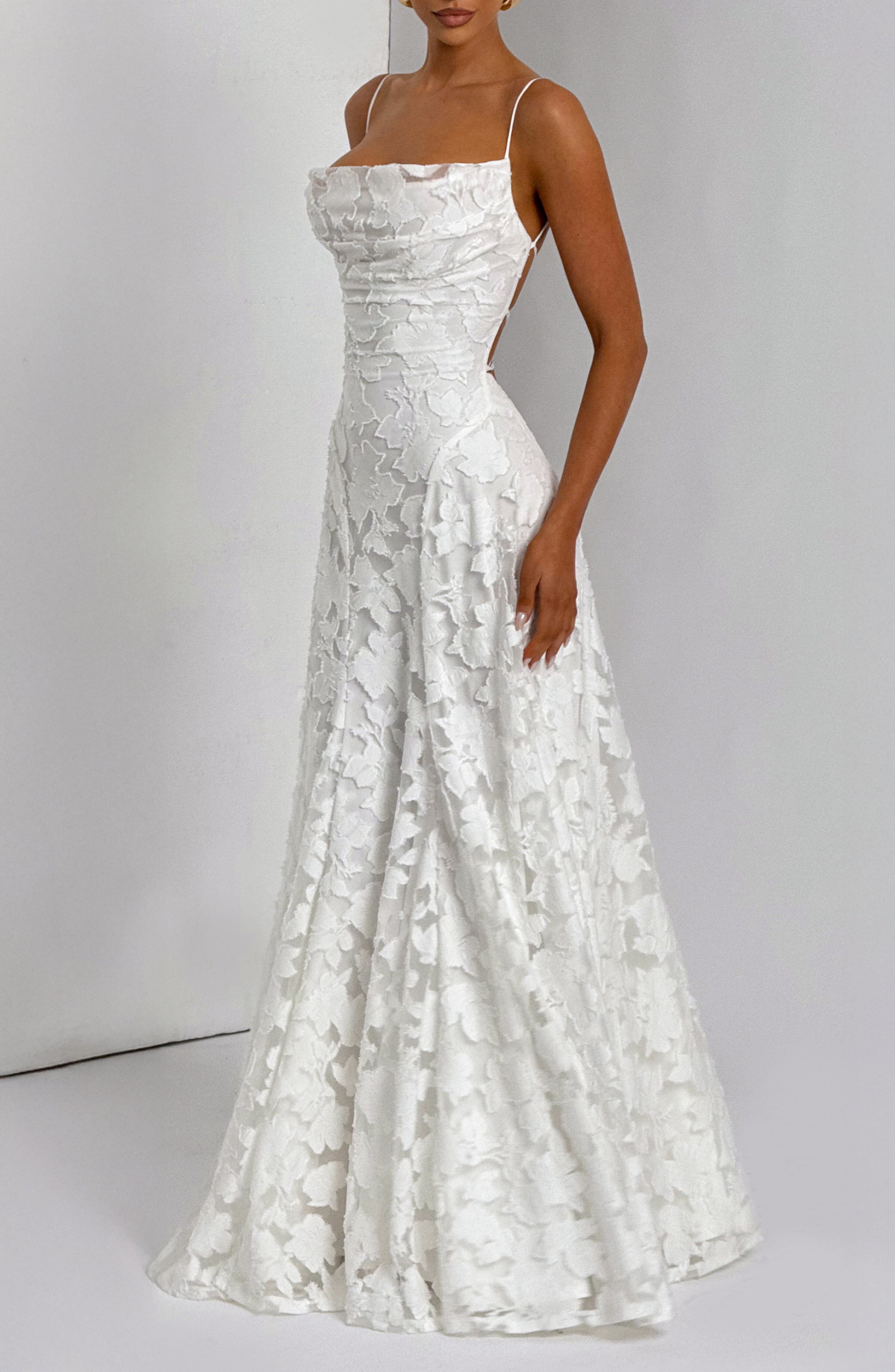 Elise | Lace Maxi Dress