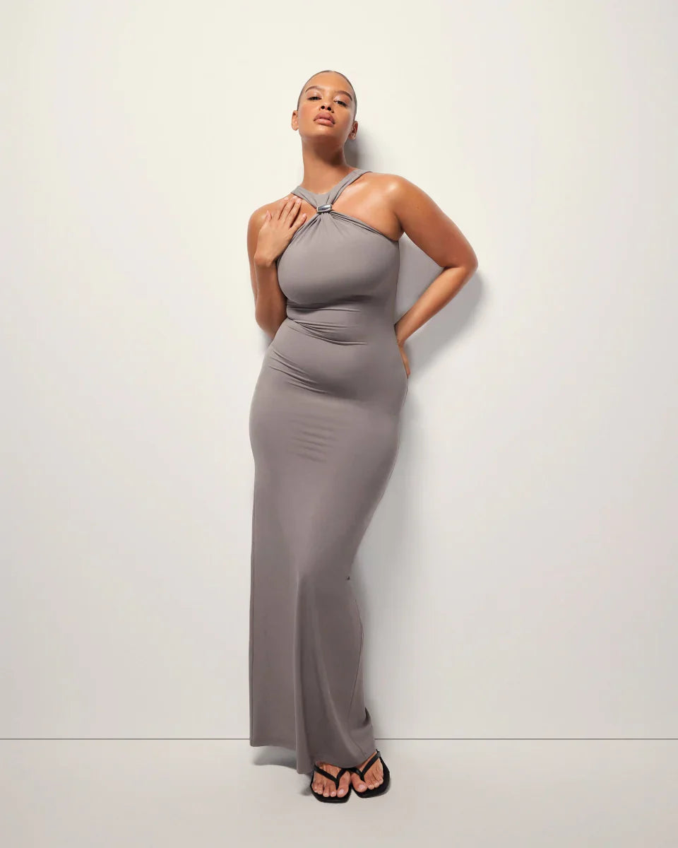 Charlotte | Halter Maxi Dress