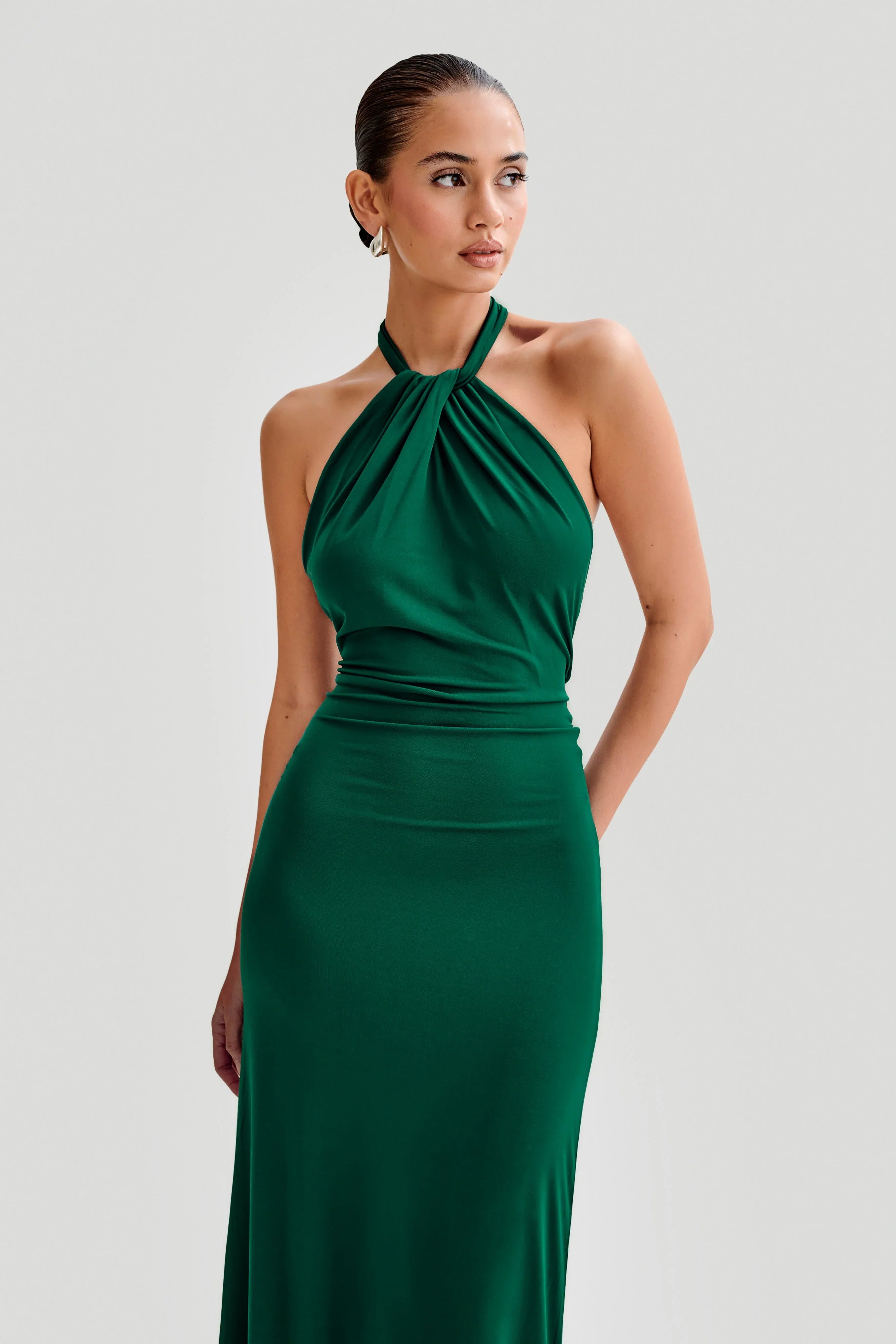 Seta | Halter Maxi Dress