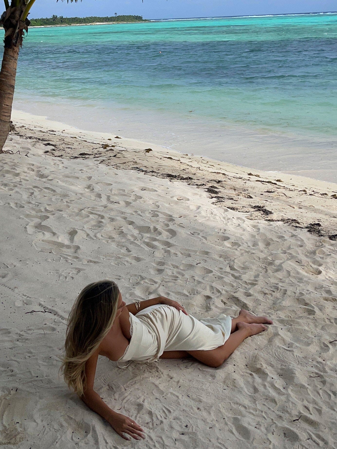 Lara | Corset Slit Dress