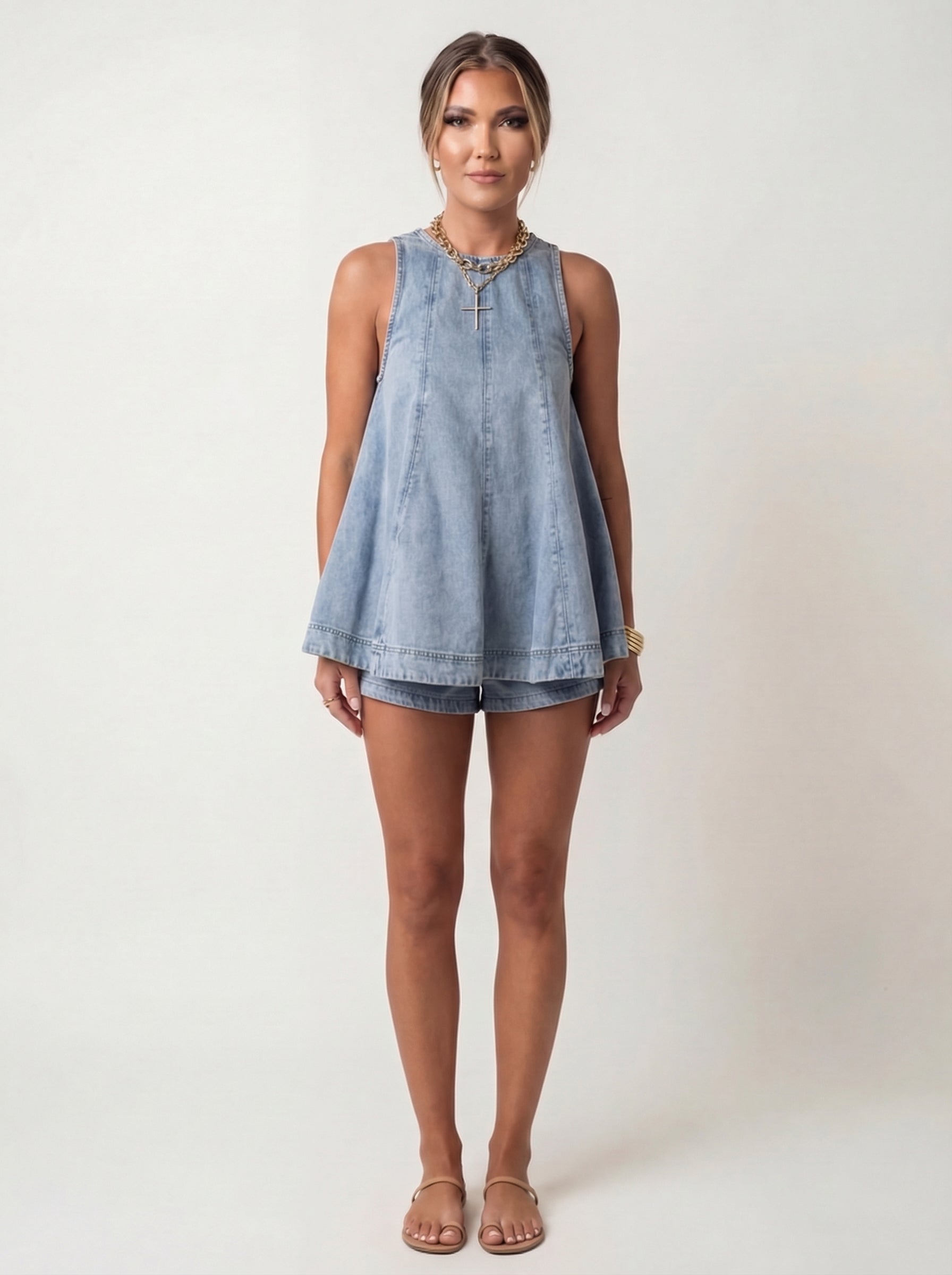Soleil | Soft Denim Set