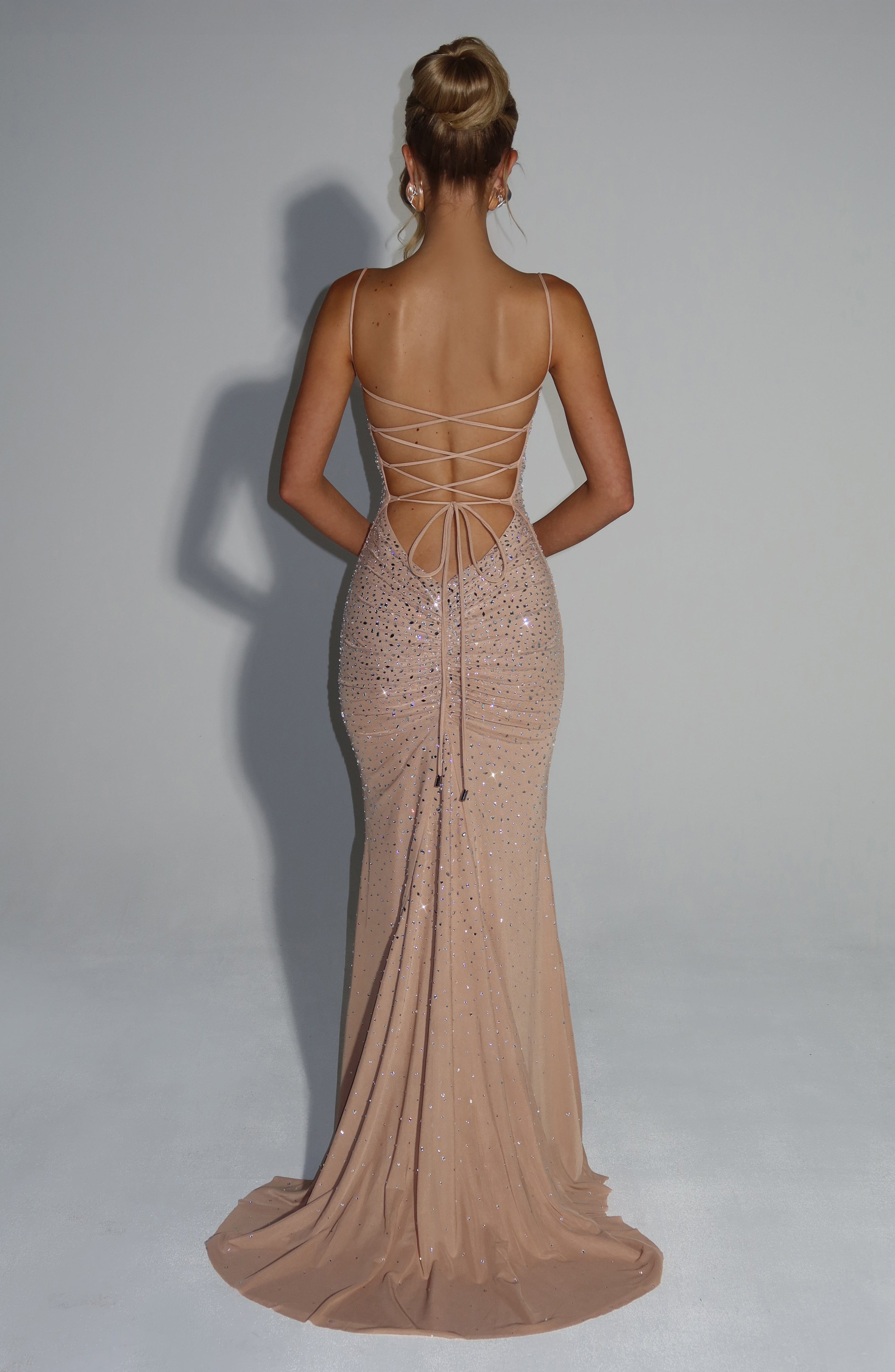 Serena Crystal Maxi Dress