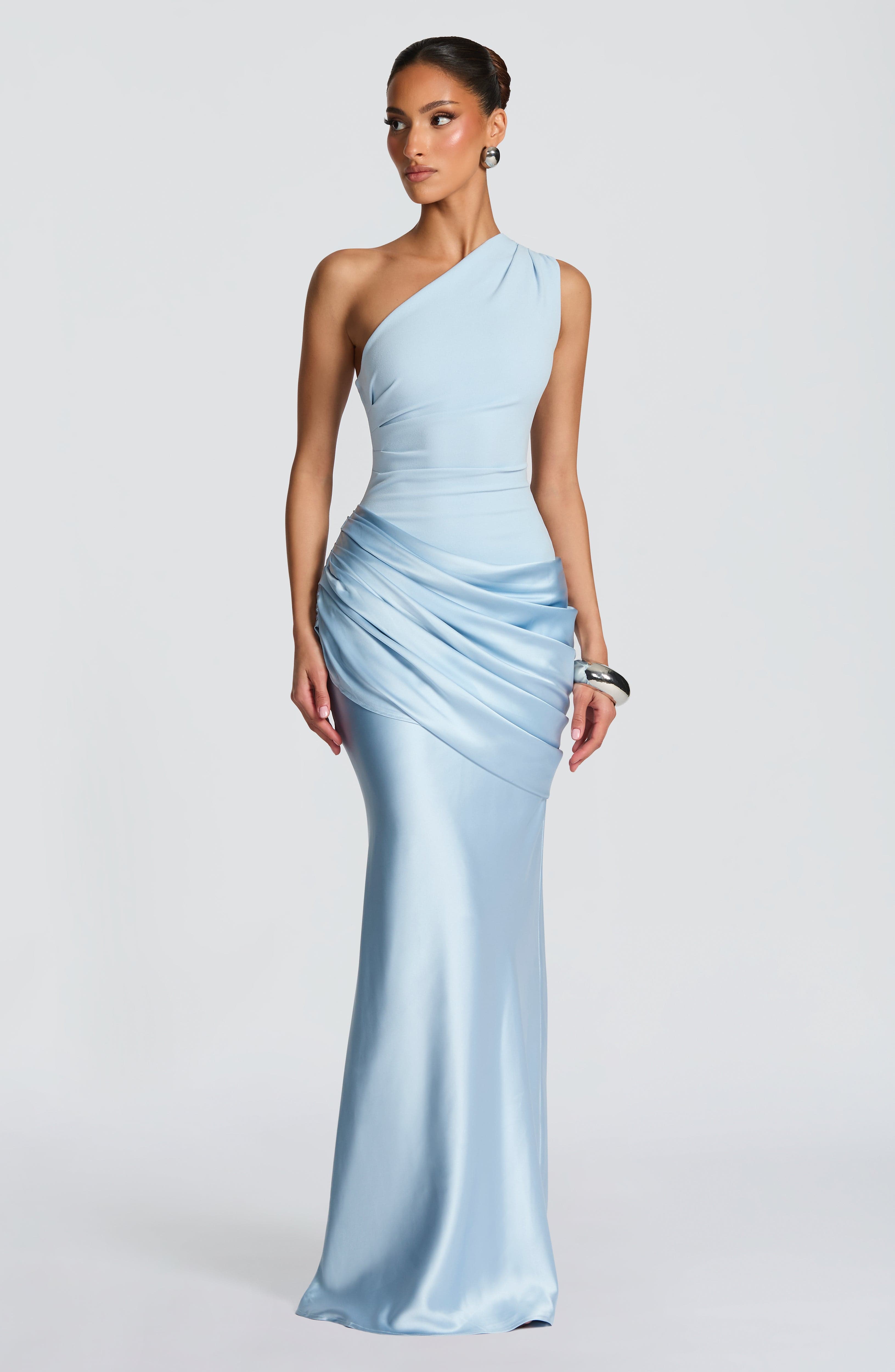 Elara | Satin Flow Maxi